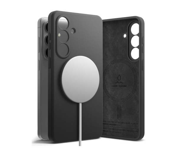 Ringke Silicone Magnetic Magsafe Galaxy S26 Black - 1500208 - zdjęcie